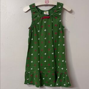 Crazy 8 Green Dress with Heart Pattern